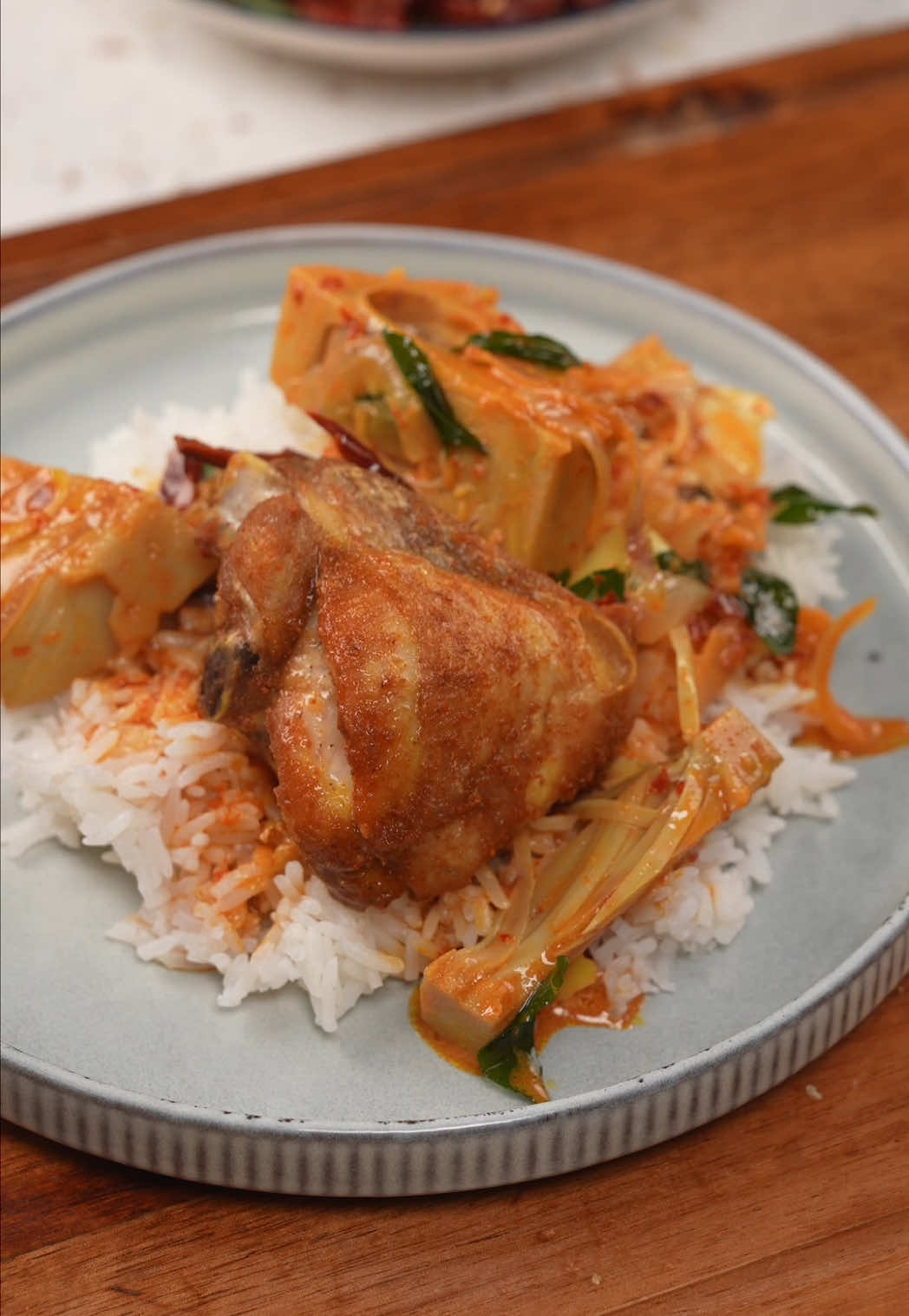Gulai Nangka Muda dengan Ikan Kurau Masin